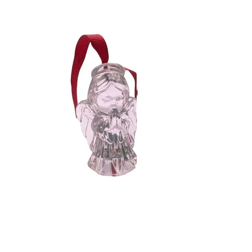 Retired Christmas Endearments Waterford Crystal Angel - Second In A Series